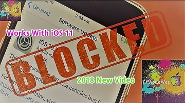 How To Disable iOS Software Update Alerts On iOS 11-11.1.2- iPhone, iPad, iPod Touch {New 2018}