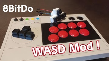 How to Mod an 8bitdo Arcade Stick into WASD Layout | The BEST 2D Controller!