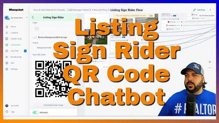 Boost Your Real Estate Leads with a QR Code Sign Rider Chatbot