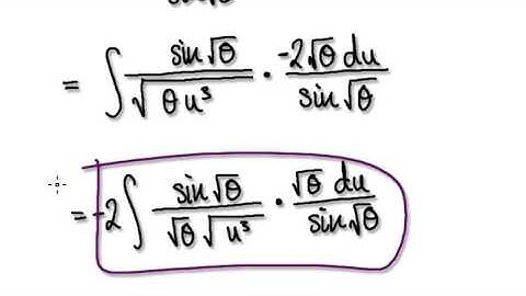 Video 1839 - Integration substitution hard advanced - Practice 13