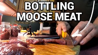 Bottling Moose Meat! The Best Way To Preserve Wild Game? (Plus Moose Fry!)
