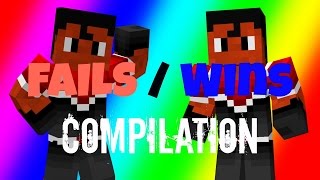 MINECRAFT FAIL/WIN COMPILATION! - Warning! I Suck!