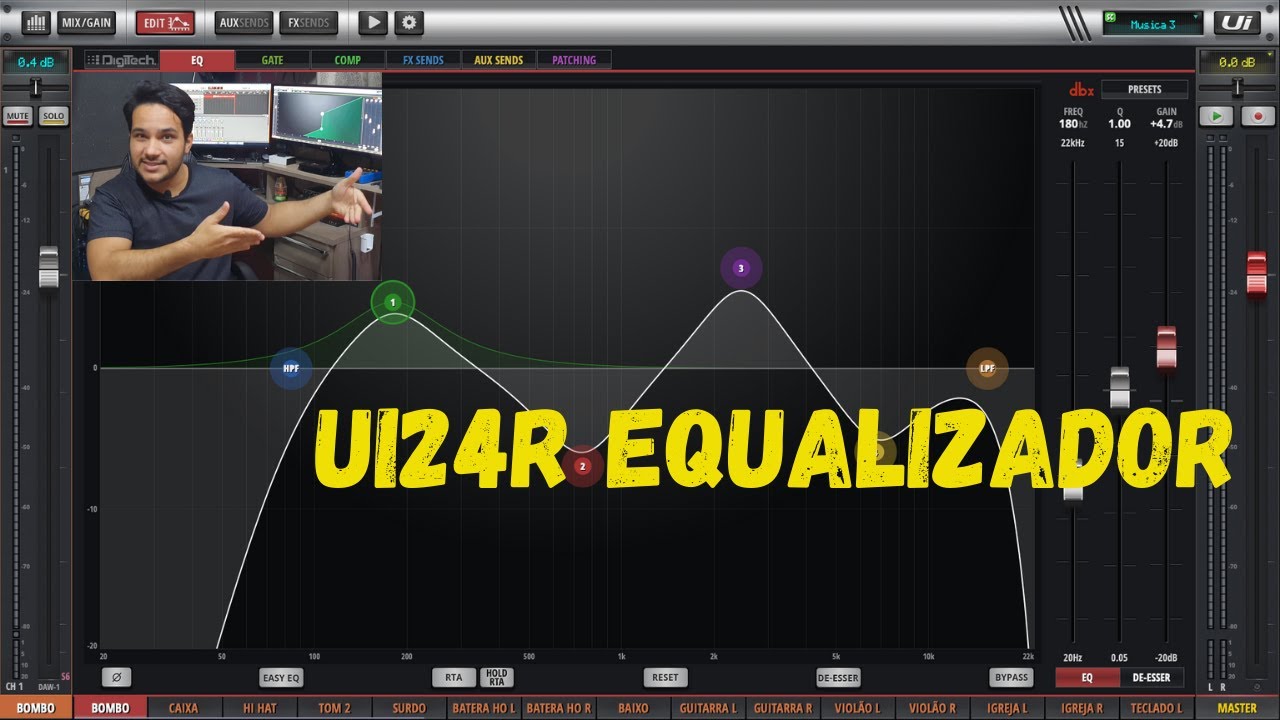 Soundcraft Ui24r - UI16 Equalizador Para Iniciantes #Equalizador