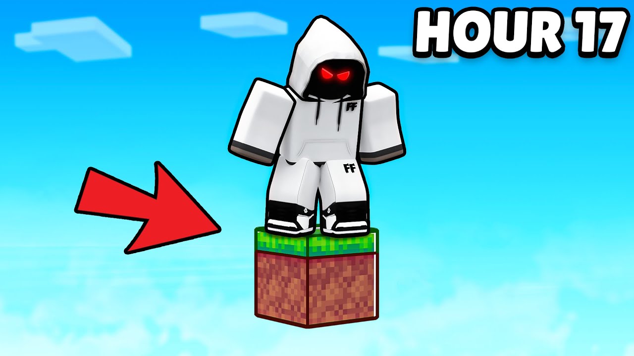My Friends TRAPPED ME On ONE BLOCK For 24 HOURS!! - YouTube