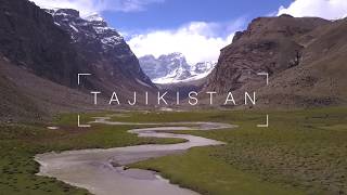 TAJIKISTAN - Pamir Highway, Wakhan Corridor, Hindu Kush, Bulunkul, Khorog, Dushanbe, Drone 4k