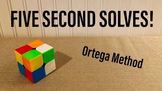 2x2 Ortega Method (Five Second Solves!)
