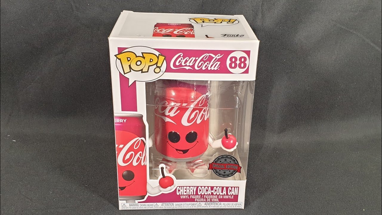 Unboxing: Cherry Coca-Cola Can Funko Pop Vinyl Figure - YouTube