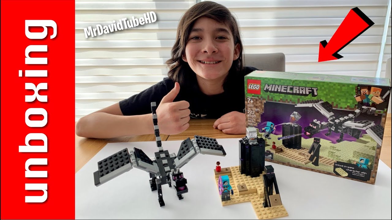 Cómo armar el LEGO Minecraft LA BATALLA DEL END 21151 - YouTube