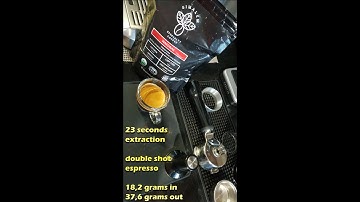 23s extraction double shot espresso complete workflow | Breville Infuser | Baratza Sette 270Wi