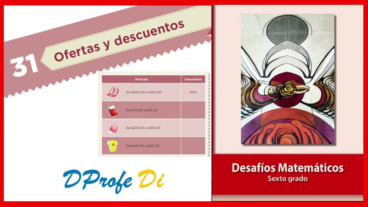 DESAFIO MATEMATICO 31, Ofertas y descuentos, página 60 libro desafíos