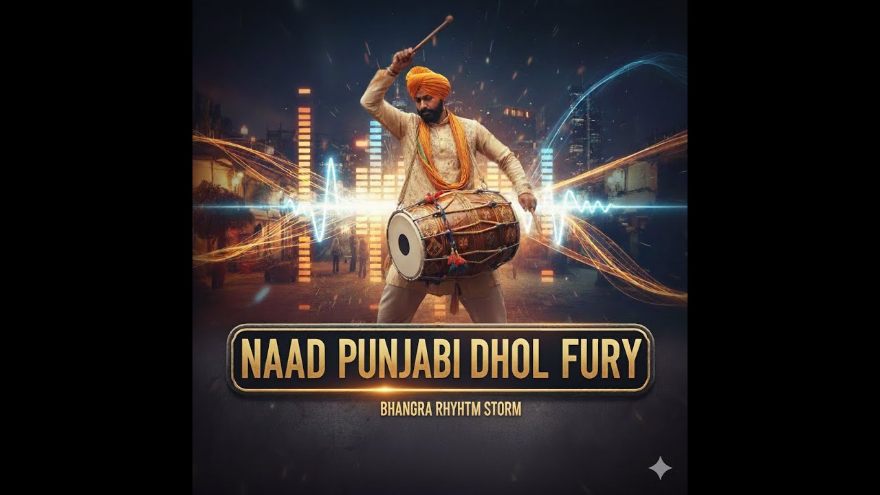 Naad Punjabi Dhol Fury • Bhangra Rhythm Storm 👇🔥