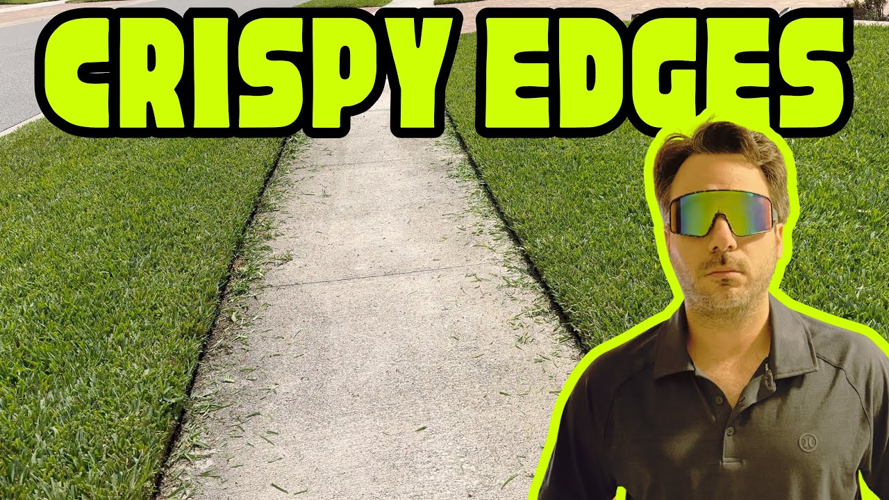 Edging My St  Augustine Lawn + Epic Drone Flyover | Satisfying Lawn Care