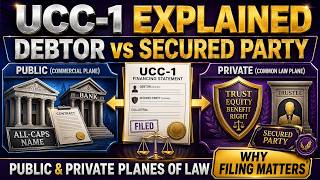 UCC-1 Explained: Debtor vs. Secured Party & the Two Planes of Law