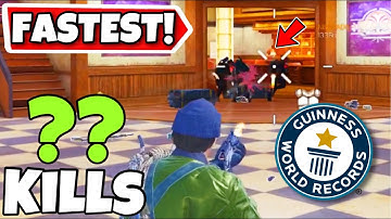 THE FASTEST SQUAD WIPE IN HISTORY! CALL OF DUTY MOBILE BATTLE ROYALE
