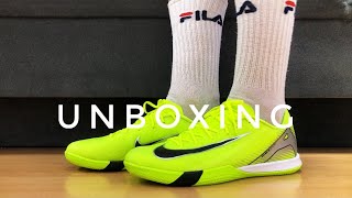 Nike Zoom Mercurial Vapor 16 Academy IC Mad Voltage Pack Unboxing On Feet