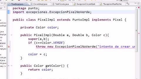 Excepciones de Exception