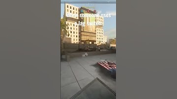 What it looks like when someone lag switches the lobby #gaming #gamer #game #mw2 #lagging #cheater