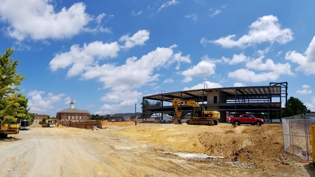 Construction Progress at Town Hall Commons (Holly Springs, NC) YouTube