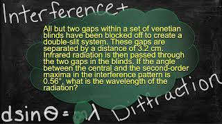 Physics Interference and Diffraction  Problem Solver -double slit- Solving Interference Problems 9