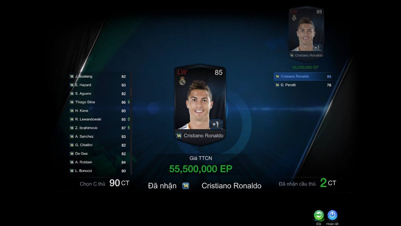 fifa online 3 mở 2 thẻ team of the season 14 (chuyển sò sang cash) - YouTube