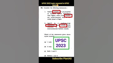 UPSC 2022 QUES TOPIC REPEATED IN UPSC PRELIMS 2023 🤩 #prelims2023 #upscprelims #upscprelims2024