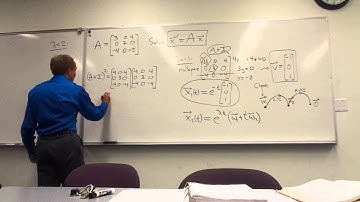 Example of Defective 3 x 3 system - mixed set of eigenvalues