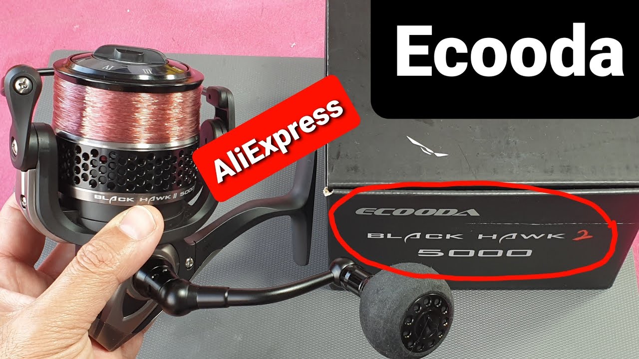 Ecooda Black Hawk 2 5000  Fishing Reel from AliExpress 