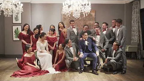 Epic wedding entrance - the greatest showman