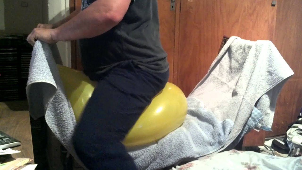 10 Long ride yellow 16 balloon sitpop - YouTube