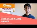 Easiest Way For College Students To Earn and Cover Monthly Expenses! Use Chegg in India 2019