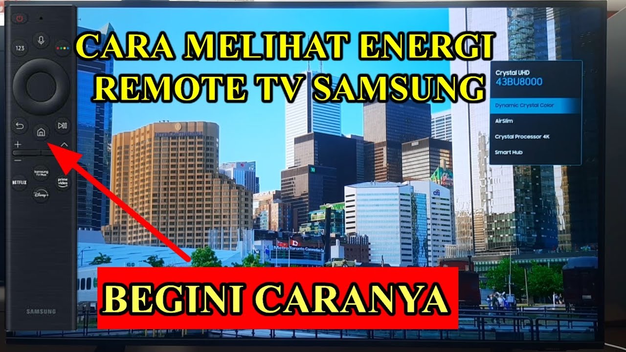Cara cek atau melihat energi remote tv samsung terbaru - YouTube