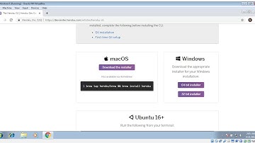 Download and install the Heroku CLI