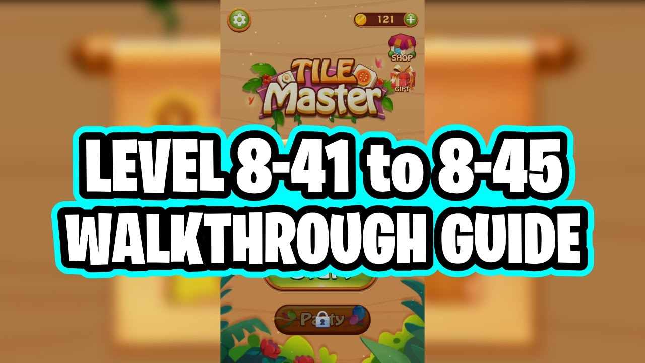 Tile Master Game Level 841 to 845 Pansy Gameplay YouTube