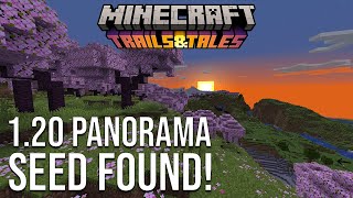We found the Minecraft 1.20 Panorama Seed in only 19 hours!