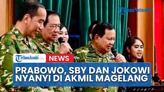 Momen Saat Prabowo, SBY Dan Jokowi Nyanyi Di Depan Kepala Daerah Di Akmil Magelang