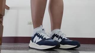 M57/40 Blue New Balance on feet part.2 #M5740CD - YouTube