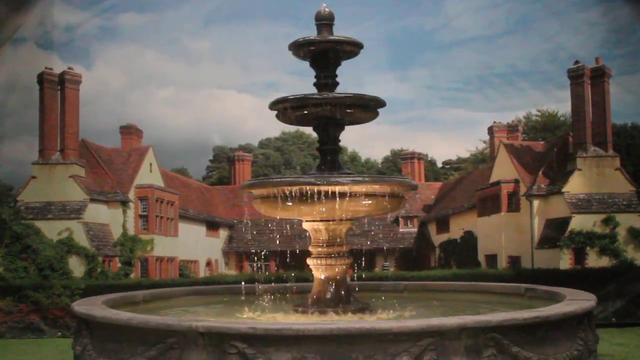 large 3 tiered Edwardian fountain with large Lawrence premier pool