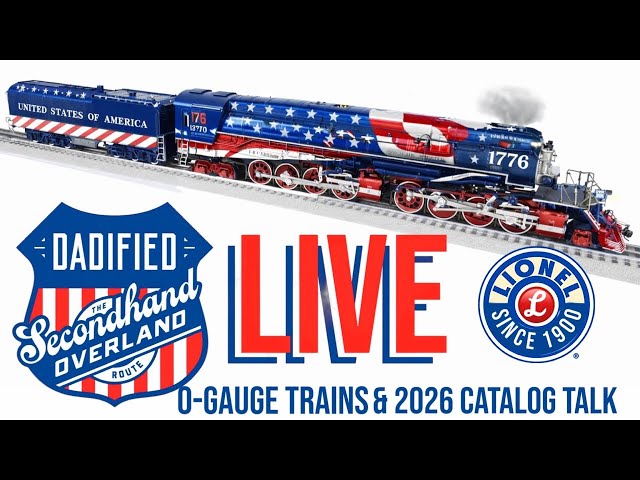 LIVE with DADIFIED! O-Gauge Trains & Lionel Catalog Talk! - YouTube