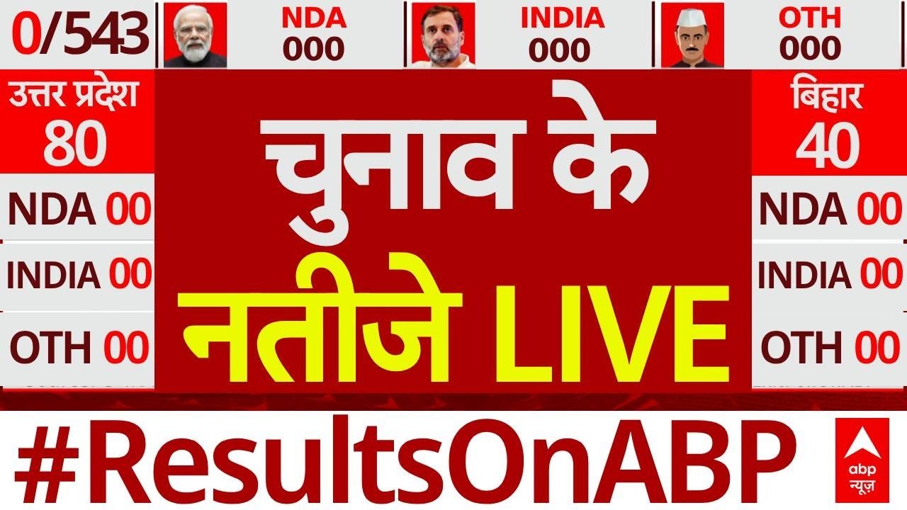 Lok Sabha Election Results 2024 LIVE Updates: लोकसभा चुनाव के सबसे सटीक नतीजे । INDIA Alliance । NDA