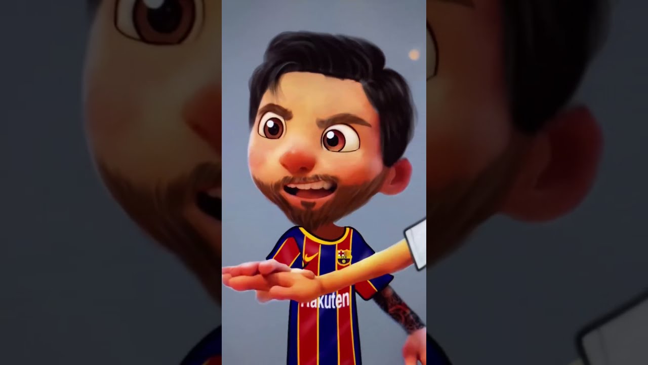 Luca x Alberto Glow Up into Messi x Cristiano Ronaldo   Luca Pixar Disney Cartoon Art #3