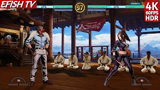 Mr. Karate vs Mai Shiranui (Max Difficulty) - Fatal Fury: CotW