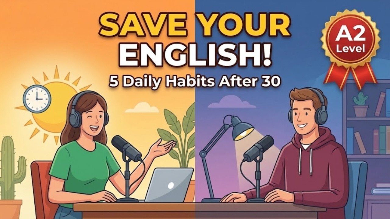 5 Daily Habits to STOP Losing Your English Fluency (After 30)