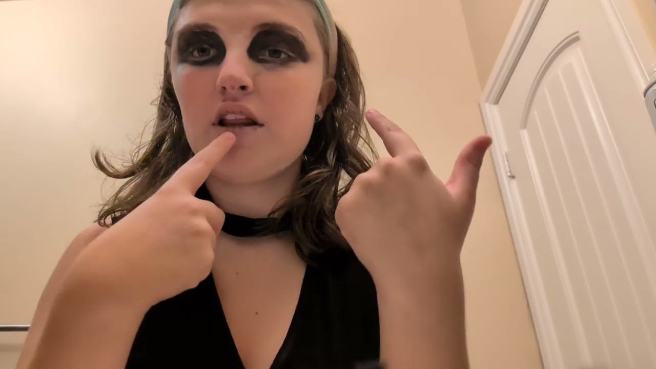 How I took off my skeleton makeup look