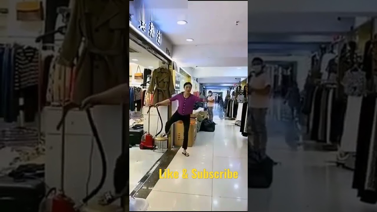 Mall open after lockdown.  How Sales Girl calling Customer into showroom  