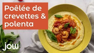 Recette de la poêlée de crevettes & polenta screenshot 4