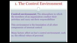 Internal Control Screencast