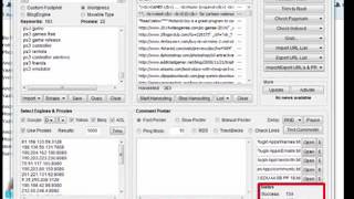 Scrapebox Auto Comment Software Review,Basic Usage Guide clip4 screenshot 5