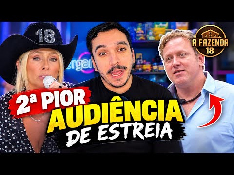 🚨A Fazenda 18 premiere has the 2nd lowest ratings in history and the cast disappoints