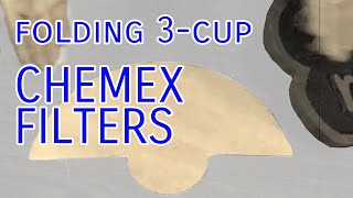 Folding 3-Cup Chemex Half-Moon Filters