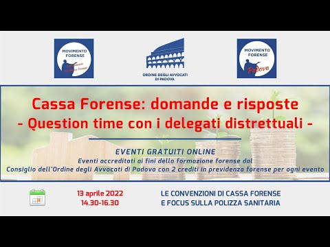 Cassa Forense: domande e risposte 5. Le convenzioni di Cassa Forense e focus sulla polizza sanitaria